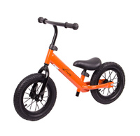 Rowerek biegowy Vivo V5026 12" pompowane koła orange-black 