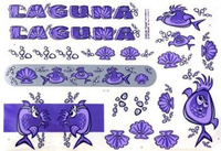 Kalkomania KR-5 Laguna zestaw