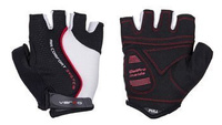 Rękawiczki rowerowe Verso SB-01-7022-E czarno-biało-czerwone