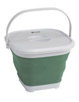 Wiadro Outwell Collaps Bucket Square w/lid - shadow green