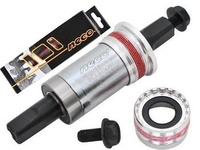 Oś mechanizm korbowy -wkład suportu Neco B-920AL BSA -122,5mm miski aluimniniowe