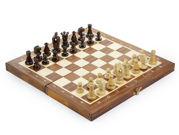 Szachy fornirowane  35 cm