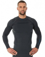 Brubeck LS13040 bluza thermo męska długi rękaw grafit 