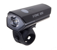 Lampa przednia Verso STONE 300 USB-C 300 lm czarna