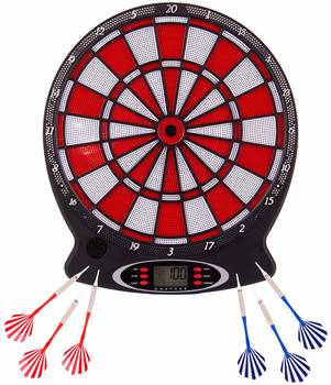 Tarcza elektroniczna do darta Enero 43cm classic - czerwona