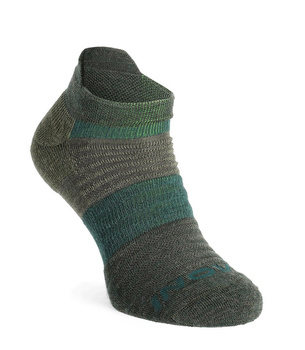 Skarpety merino Inov-8 Merino Low Sock - dark green/melange