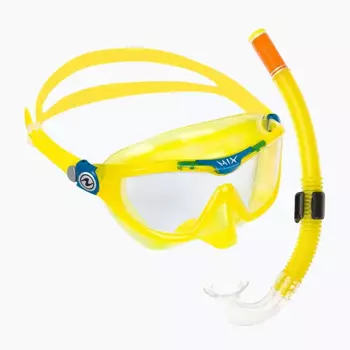 Aqualung Maska + Fajka do nurkowania SC4250798S - Żółty