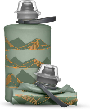 Elastyczna butelka HydraPak Stow Mountain 350ml Sutro Green