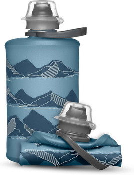Elastyczna butelka HydraPak Stow Mountain 350ml Tahoe Blue