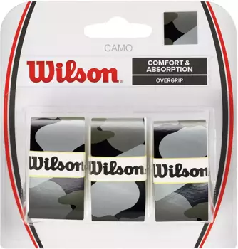 Owijka Wilson Camo overgrip grey WRZ470850 3pack