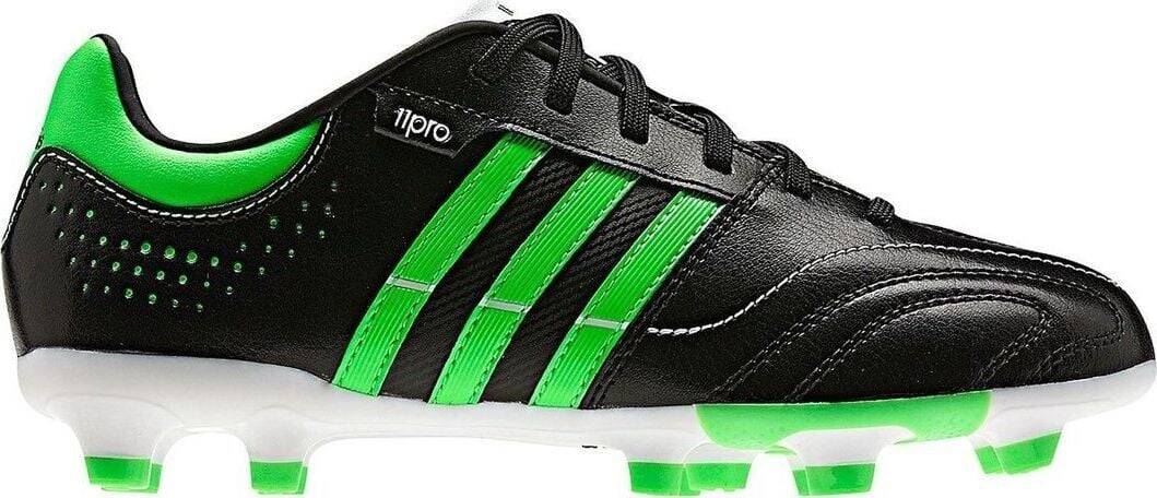 Buty piłkarskie adidas 11Nova TRX FG czarno-zielone