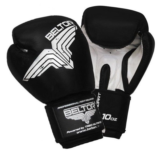 Beltor rękawice bokserskie Standard 10oz czarne B0016