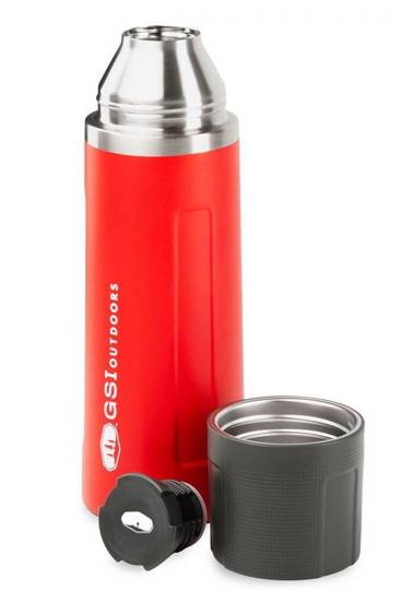 Termos GSI GLACIER STAINLESS 1 L VACUUM BOTTLE red